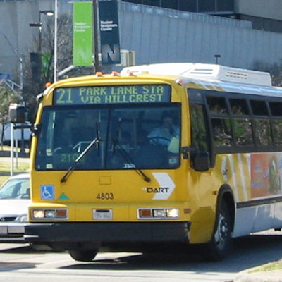 DART Bus - Public Domain Image by RadicalBender from Wikimedia Commons (http://commons.wikimedia.org/wiki/File%3ADART_bus.jpg)